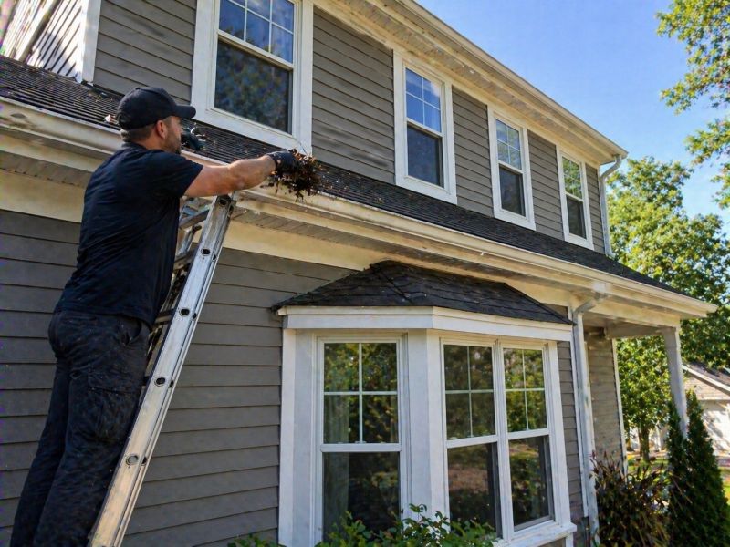 Gutter Downspout Unclogging in Rochester, NY